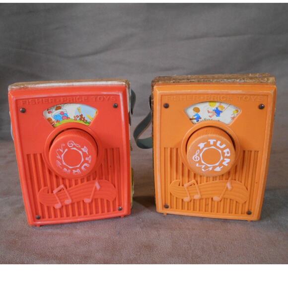 Vintage Fisher Price Pocket Radio Music Box Lot: Jack & Jill -My Name is Michael - Picture 3 of 8